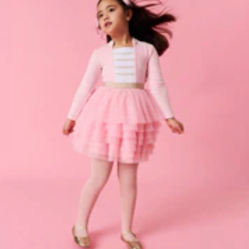 POSH PINK NUTCRACKER VELOUR TULLE DRESS